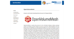 Desktop Screenshot of openvolumemesh.org