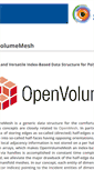 Mobile Screenshot of openvolumemesh.org
