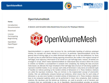 Tablet Screenshot of openvolumemesh.org